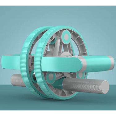 Imagem de Elevens Roda de rolo Ab para treinamento de abdômen e força do núcleo, equipamento de exercício 14 em 1 para exercícios abdominais em casa academia ioga para mulheres (verde)