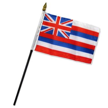 Imagem de Quality Standard Flags Uma dúzia de bandeira havaiana, 10 x 15 cm