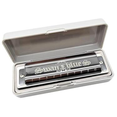 Imagem de Para Iniciantes harmônica Instrumento Musical De Gaita Diatônica De 10 Buracos 20 Tons Blues C-key Adequado Para Iniciantes Adultos Etc