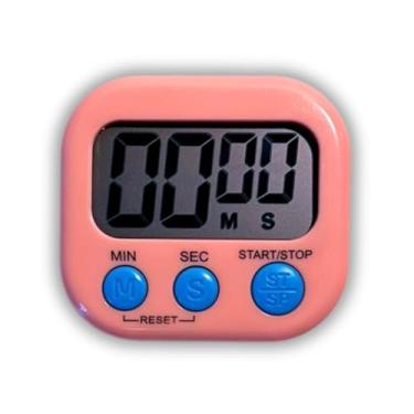 Imagem de Genérico Timer e Cronômetro de Cozinha Digital Rosa