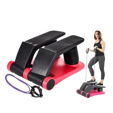 Imagem de E-Found Máquina De Ginástica Para Alpinista De Passo, Máquina De Passo Para Alpinista De Escada De Ar, Máquina De Alpinista De Passo Para Treinamento Cardiovascular Faixas De Resistência Para Máquina
