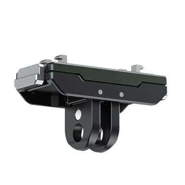 Imagem de DBEIXIWEI Base de liberação magnética rápida para câmera segura e à prova de choque, duas conexões compatíveis com Insta360 Ace Pro/Ace