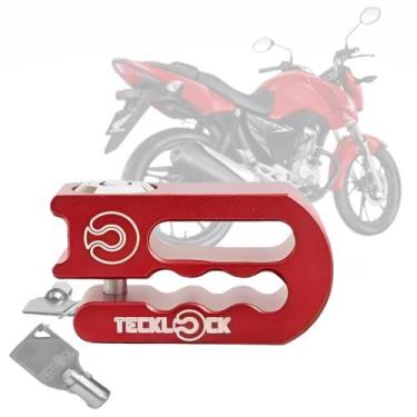 Imagem de Trava de disco antifurto codificada para motos - KIT_TRAVAS_DISCO - Ec