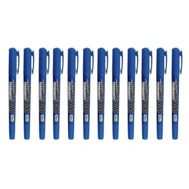 Imagem de Caixa Marcador Permanente Duplo Tilibra - C- 12 Unidades Azul