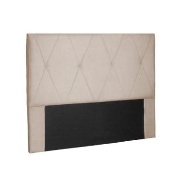 Imagem de Cabeceira Aquilla Para Cama Box Casal 140 Cm Suede Bege - D'rossi - DR
