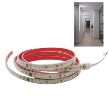 Imagem de Fita de Led SMD 6500K 127V 3 Metros Plug Conector Fita Dupla Face Perf