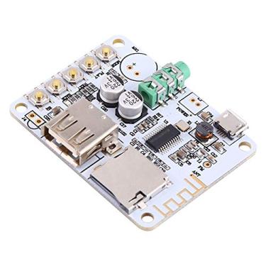 Imagem de Receptor, Decodificador USB TF FM MP3 WMA WAV FLAC Player, Saída de Pré-Amplificador, Alimentado por Bateria de Lítio, Portátil, Tamanho Compacto, para Uso (A versão não possui