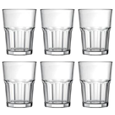 Imagem de Jogo 6 Copos 200ml para Suco Água e Refrigerante Nadir Figueiredo em V
