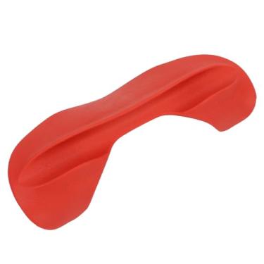 Imagem de Almofada de ombro para agachamento com barra, protetor de ombro para agachamento com halteres TPE, design ergonômico 3D, amortecimento forte para academia (vermelho)