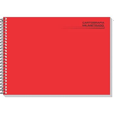 Imagem de Caderno Desenho Milimetrado Vermelho Liso 48F Univ Esp C.D Pacote Com 04-100238