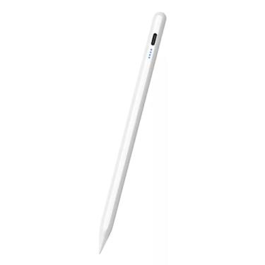 Imagem de Caneta Pen Touch Digital Universal Para Tablet e Celular Smartphone Ponta Fina e Removível com 2 Reservas Fácil Sincronização USB C Android/iOS