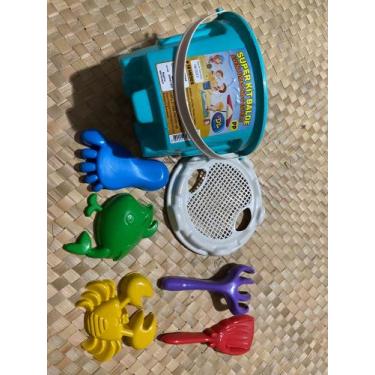 Imagem de Kit 4 baldinho de areia brinquedo - Rafavi