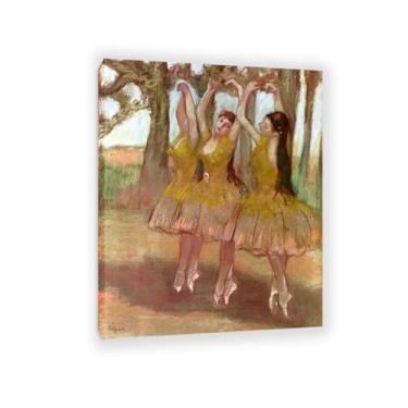 Imagem de SDYJ6GSW Edgar Degas Prints A Grecian Dance Giclee Canvas Art Print Impressionism Wall Art Ballerina Poster Vintage Edgar Degas Decoração de parede 40x30cm (40.6x30.5 cm) Moldura interna