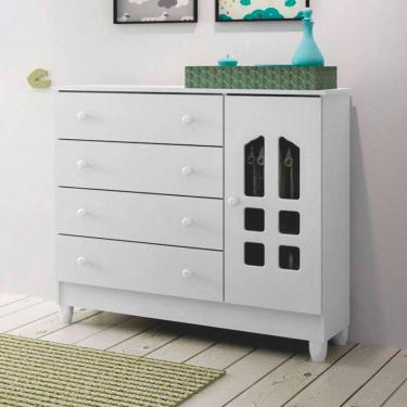 Imagem de Cômoda Fraldário Selena - Carolina Baby - Branco