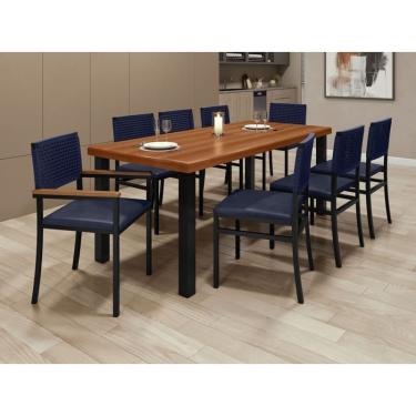 Imagem de Conjunto Mesa e 8 Cadeiras para Área Externa - Madri - Paonanda Decor