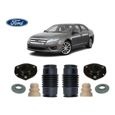 Imagem de 2 Kit Dianteiro Ford Fusion 2006 A 2012 Batente Coxim Coifa