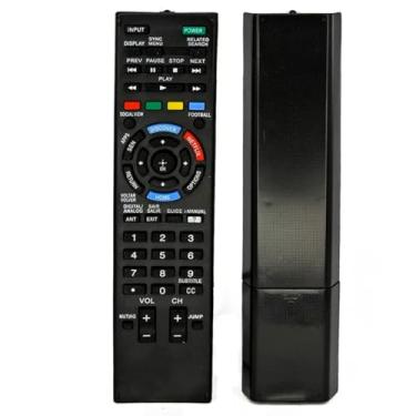 Imagem de Controle Remoto Compatível com Sony Bravia Universal TV Smart, LCD, LED, HDTV, Substituto, Infravermelho, Preto, Ergonômico