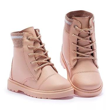 Imagem de Bota Infantil Coturno Pé com Pé Guty Menina - Rosa - 31