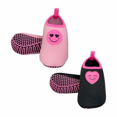 Imagem de Kit Sapatilha Infantil Antiderrapante Magicc Kids S100 S101, 27/28