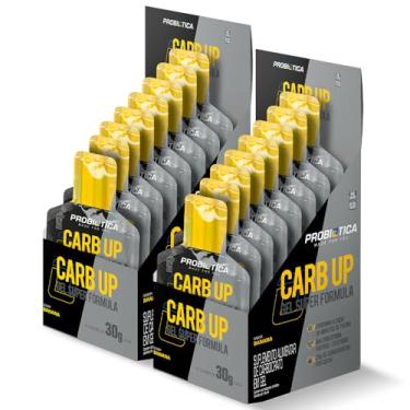 Imagem de Kit 2x Carb Up Gel Super Formula Display C/10 Sachês Cada - Probiótica - Repositor de Energia (2 Caixas, Banana)