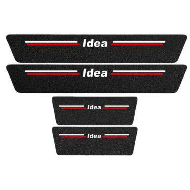 Imagem de Kit Soleira Protetora Porta Premium Red PVC - Idea - Jhow Adesivos