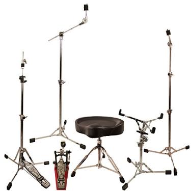 Imagem de ChromaCast Pacote de ferragens retrô com suporte duplo com pedal e trono de corrente da série Pro (CC-RS-KIT-3)