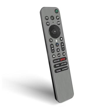 Imagem de Controle remoto de substituição por voz RMF-TX910U para Sony com teclas retroiluminadas, para TVs de 2023 e 2024, compatível com Sony BRAVIA XR/KD/XR Series X77L A95L X95L X93L A80L X90L A75L etc, tem