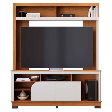 Imagem de Estante Home Theater Belaya Freijó-off White Matte Para Tv Até 65? - Colibri Freijó-off White Matte