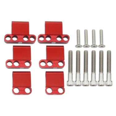 Imagem de QGHAUC Kit divisor separador de fios de vela de ignição 42502 e 6 peças kit de alumínio divisor de fios de vela de ignição e divisor de fios de plugue teares suportes de separadores de fio de ignição