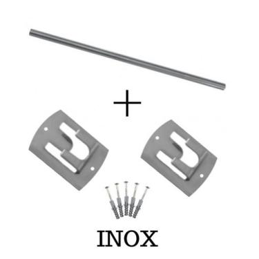 Imagem de Suporte Para Churrasqueira Inox (tubo + Suportes) - Siderox