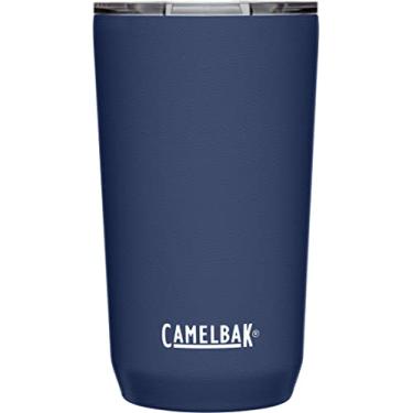 Imagem de Camelbak, Copo Thumbler, 500 Ml,Aço Inoxidável, Tampa Tri-Mode, Base Silicone, Térmico, Compatível Com Porta-Copos,Bebidas Geladas Ou Quentes, Design Bonito, Ergonômico E Inteligente, Azul