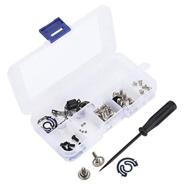 Imagem de Máquina de costura kit de parafuso Shrapnel Placa de agulha Fixando acessórios para máquinas de costura Acessórios