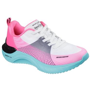 Imagem de Skechers Tênis feminino Snoop Ace-Cyber Walker, Branco/Preto/Rosa, 39