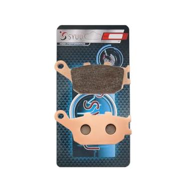 Imagem de S SYUU Pastilhas de freio sinterizadas traseiras compatíveis com Yamaha FZ1 FZ6 FZ8 YZF600R YZF R1 R6 R6S 2005 2006 2007 2008 2009 2010 2011 2012 2013 2014, pastilhas de freio de substituição