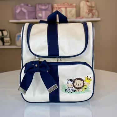 Imagem de Mochila Multifuncinal para Maternidade de Luxo Menina/Menino - FJ Baby