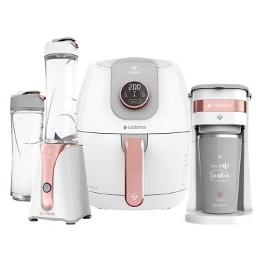 Imagem de Kit Cadence Dream Rosé Gold Fritadeira Blender Cafeteira