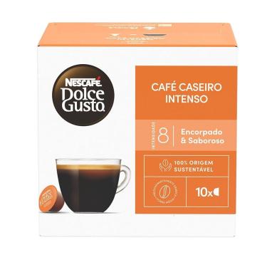 Imagem de Café em Cápsula Nescafé Dolce Gusto Café Caseiro Intenso 10 Cápsulas