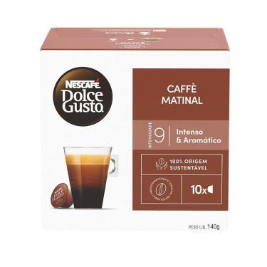 Imagem de Café em Cápsula Nescafé Dolce Gusto Caffe Matinal 10 Cápsulas 80g