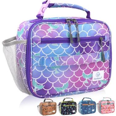 Imagem de Lancheira Genteen Kids, lancheira isolada com estampa de sereia