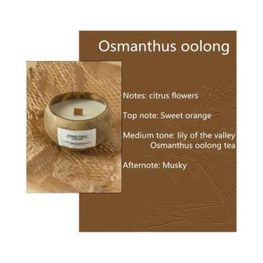 Imagem de Velas Perfumadas Artesanais De Cera De Soja Com Aroma De Casca De Coco