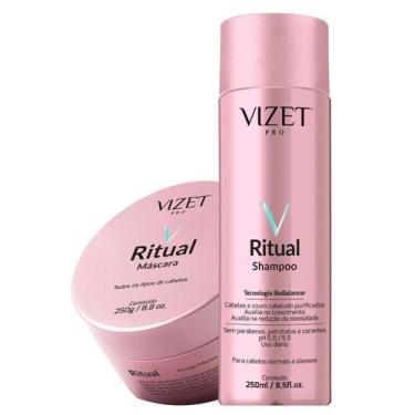 Imagem de Shampoo e Máscara Purificação e Tratamento da Oleosidade Ritual Vizet