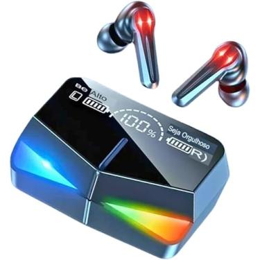 Imagem de Fone de Ouvido Bluetooth TW com LED RGB, Display Digital, Som Hi-Fi, Cancelamento de Ruído e Bateria Longa – Compatível com Android e iPhone