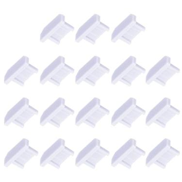 Imagem de Skweawert 18 peças de plugues antipoeira de porta micro USB, tampas de silicone, protetor de porta para PC, laptop, notebooks, outros dispositivos, 0,26 x 0,09 (C x L)