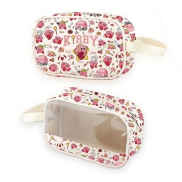 Imagem de TGBJE Bolsa de cosméticos transparente inspirada em personagens de videogame, produtos de anime, bolsa de higiene pessoal para fãs de jogadores, Kb