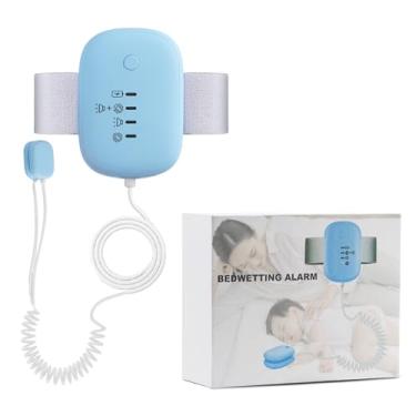 Imagem de Alarme de urina na cama para meninos, meninas, crianças, som alto e vibração forte, alarme de penico recarregável por USB, alarmes de xixi na cama para crianças mais velhas, meninos e meninas