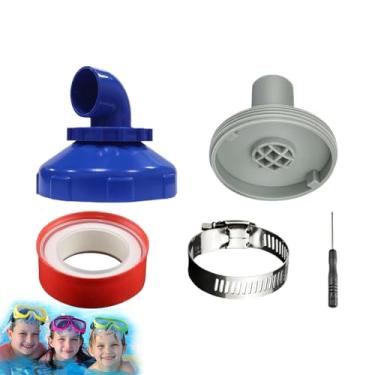 Imagem de Bocal de entrada para piscina - Bocal de pulverizador giratório de spa de 360 graus, peça de reposição, acessórios de bico de spa de conexão rápida à prova de vazamento