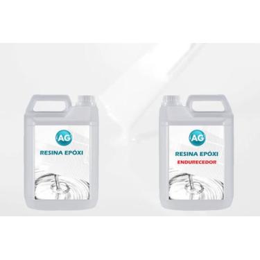 Imagem de Resina Epóxi 1KG + Cor sólida Branco Sinal RAL9003 AG - Resinas ag