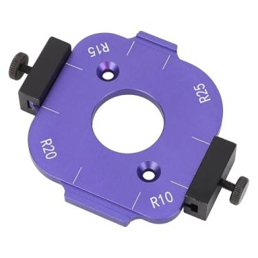 Imagem de Fesjoy Modelo de Raio do Canto Redondo de Madeira, Gabarito de Roteador de Liga de Alumínio para R10 R15 R20 R25, Ferramenta de Corte de Com Cortador de Corte de ângulo, Conjunto de