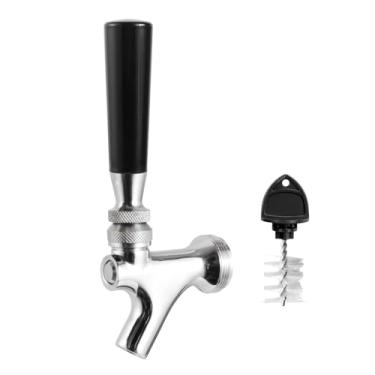 Imagem de Hgkeke Torneira De Cerveja Aço Inoxidável, Cerveja, Barril Com Alça Plugue Pressão Para Kegerator Padrão Dos Eua, Torre Hastes Dispensador