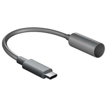 Imagem de AMAKE Starlink Mini adaptador tipo C para CC 0,2 metros à prova d'água, cabo adaptador de alimentação, suporta fonte de alimentação PD de 60 W, compatível com o carregador PD original Starlink Mini